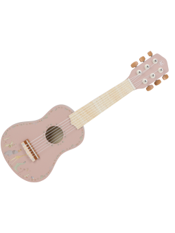 Guitare Rose en bois -...