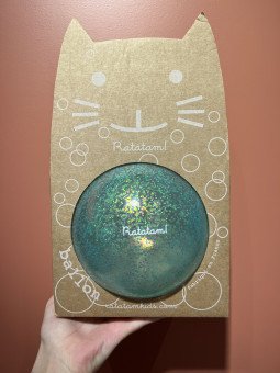 Ballon bulle bleue 15 cm