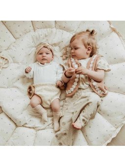 Tapis de jeu bébé coton bio...