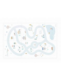 Tapis puzzle EVA village