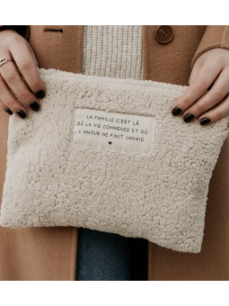 Pochette Moumoute BEIGE