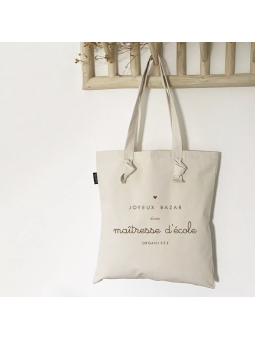 Tote bag à noeuds Ecru...