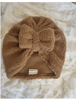 Turban moumoute Méline caramel