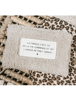 Porte feuille Moumoute beige