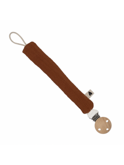 Attache gaze caramel