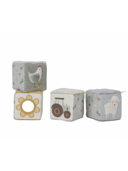 Lot de 4 cubes doux little...