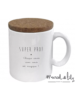 Mug céramique "Super prof"