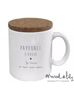 Mug avec son couvercle en...