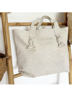 City Bag coton Brodé Maman...