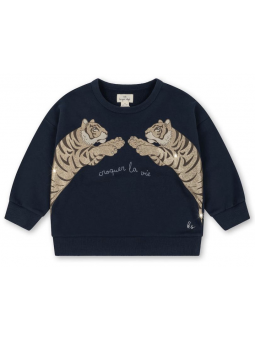 Sweat tigre "Croquez la vie"