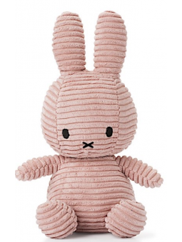 Miffy velours côtelé 23cm rose