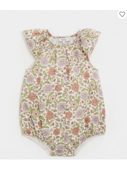 Barboteuse imprimé fleurs...