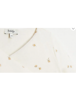 Brassière croisée à imprimé...