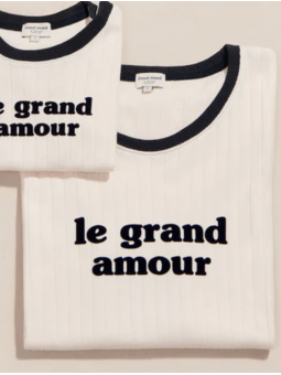 Le t-shirt Le grand amour...
