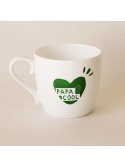 Le mug coeur Papa cool -...