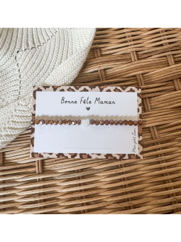 Bracelet perles Bonne fête...