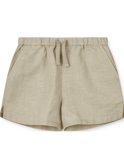 SHORT EN LIN ET COTON TAGE